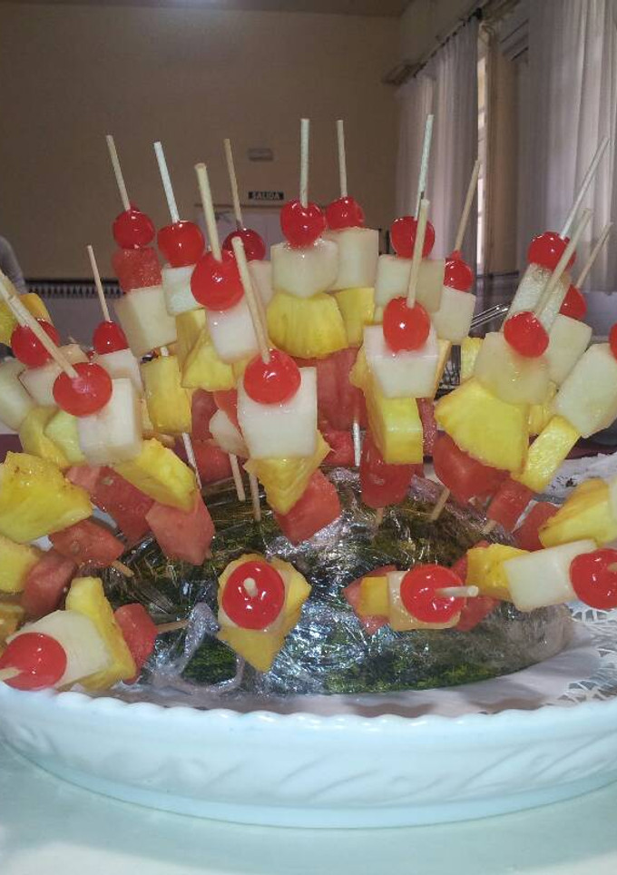 Una foto de Erizo de fruta 
