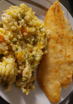 Zöldsèges rìzs recept fotója