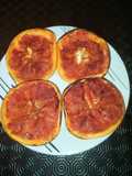 Pomelo gratinado con canela