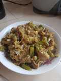 Fricasé de pollo al curry