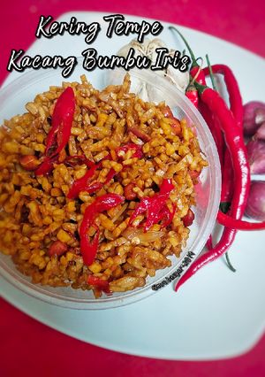 Foto resep Kering tempe kacang (bumbu iris)