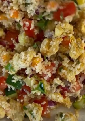 Foto de Cuscuz com Legumes e Frango