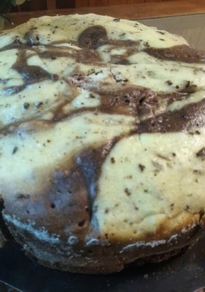 Una foto de Torta matera con chocolate y membrillo