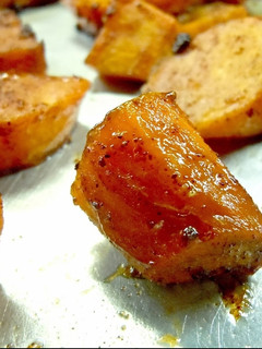 Foto resep Cinnamon honey roasted sweet potatoes
