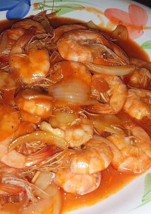 Foto resep Udang Asam Manis