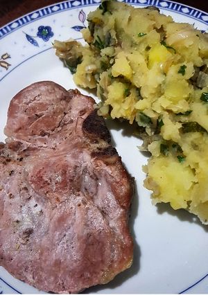 Una foto de Colcannon (puré irlandes)