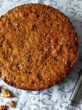 Torta alle noci e cioccolato