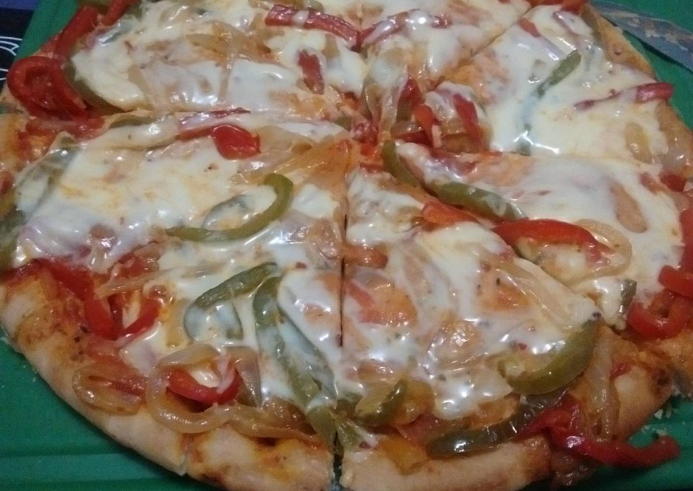 Pizza con morrones