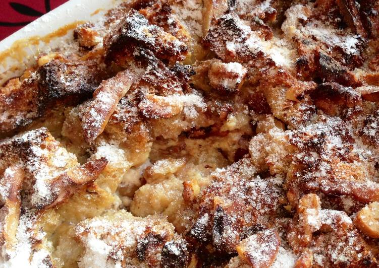 Steps to Prepare Ultimate Raisin Bread Pudding