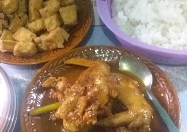 Semur sayap ayam