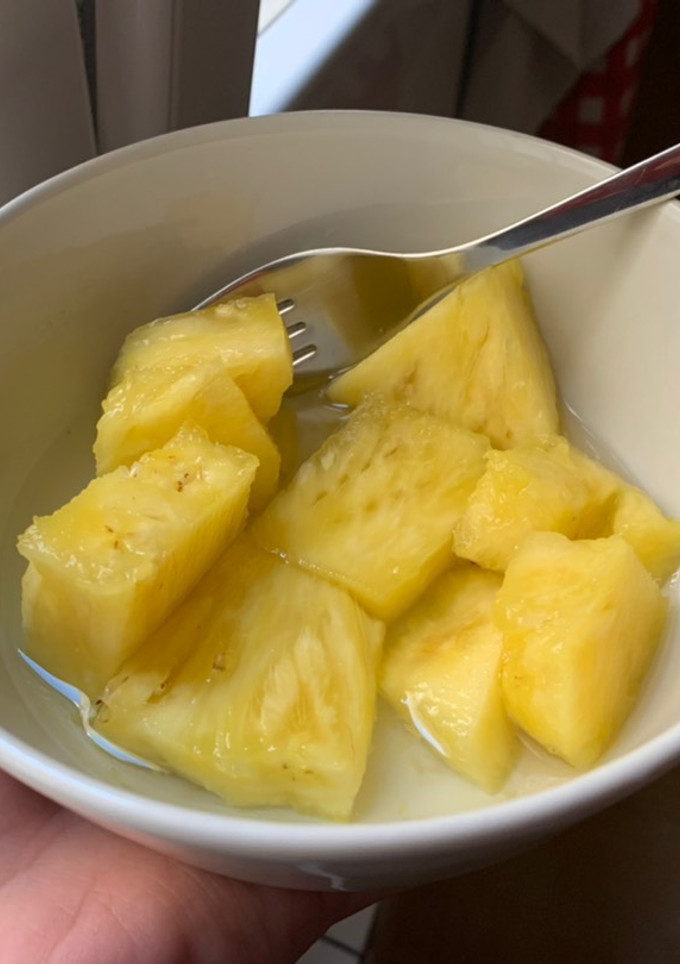Una foto de Piña en almíbar