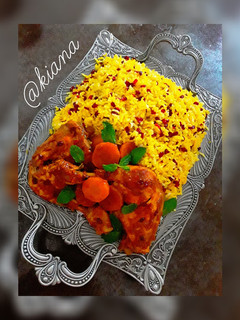 عکسی از دستور ❤️زرشک پلو با مرغ