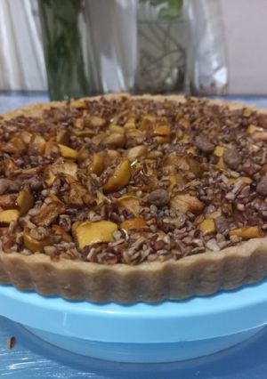 Una foto de Tarta de manzana con nuez