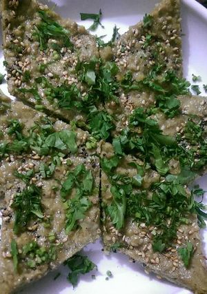 A picture of Moong dal dhokla.