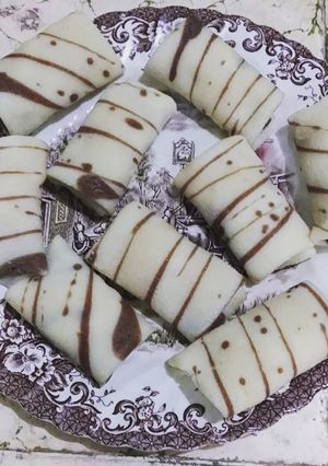 Foto resep Dadar gulung motif
