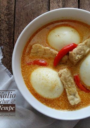 Foto resep Kalio Talua/Telur & Tempe #pr_recookmasakanawalanT