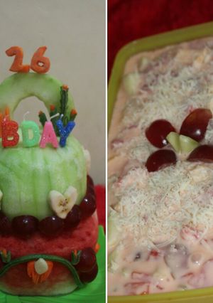 Foto resep Fruitvegs tart & Salad