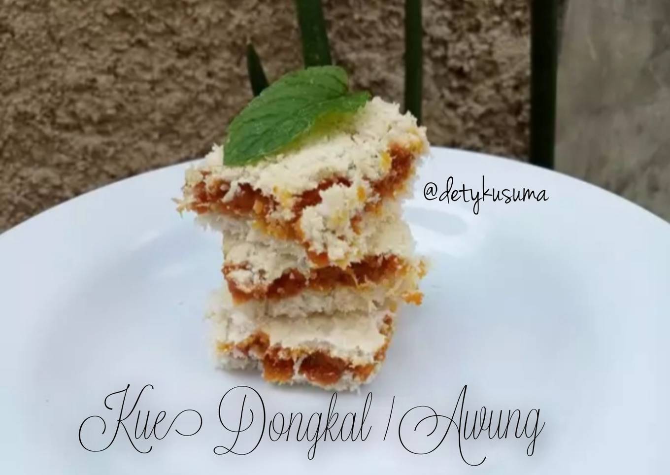 188. Kue Dongkal / Awung (khas Betawi)