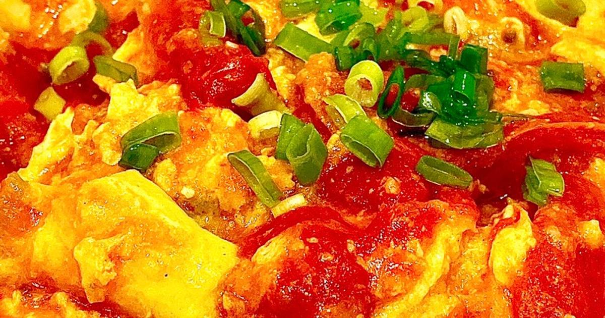 Resep Chinese Tomato and Egg Stir Fry (Xi Hong Shi Chao Jidan) oleh