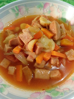 Foto resep Sup Merah Ham Maling