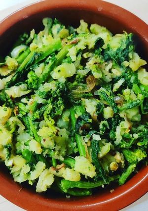 Foto di Broccolo rapino e patate trascinati