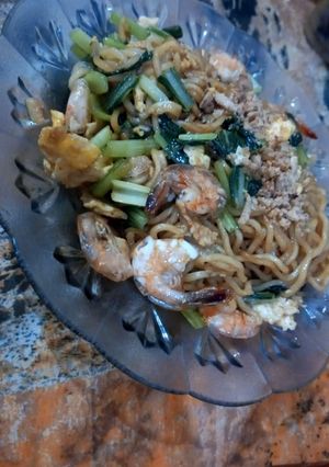 Foto resep Indomie goreng udang