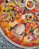 Pizza con masa de Coliflor