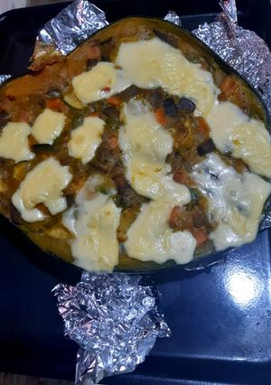 Una foto de Zapallo relleno