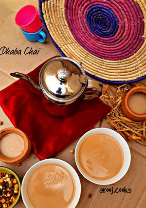A picture of Dhaba Chai.