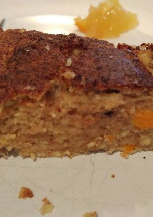 Foto principal de Bizcocho de naranja en Thermomix. Receta saludable para diabetes