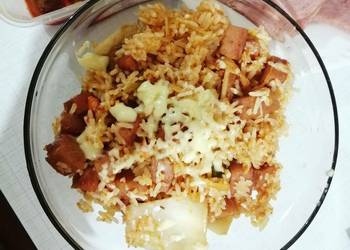 Recipe: Yummy Ks Kimchi Fried Rice with Spam