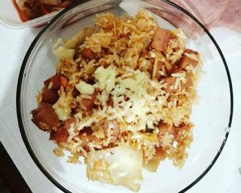 Popular Recipe Ks Kimchi Fried Rice with Spam Savory Delicious