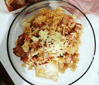 Easy Fast Cooking Ks Kimchi Fried Rice with Spam Most Delicious