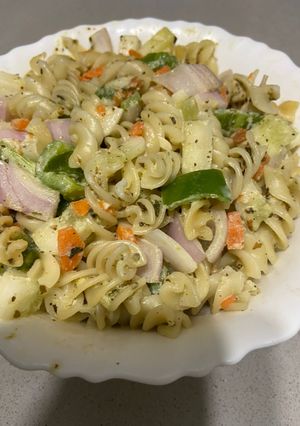 A picture of Pasta salad.