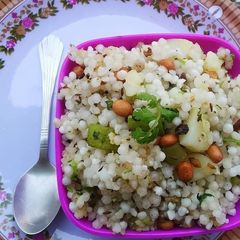 A picture of Sabudana Khichdi.