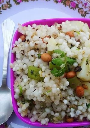 A picture of Sabudana Khichdi.