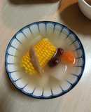 紅、白蘿蔔菜脯雞湯