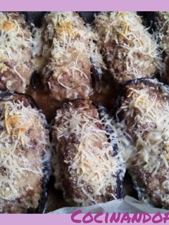 Una foto de Berenjenas rellenas
