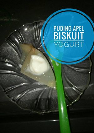 Foto resep Mpasi puding apel biskuit