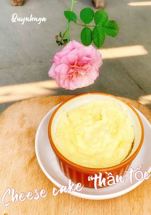 Hình của món Cheese cake “siêu tốc”.