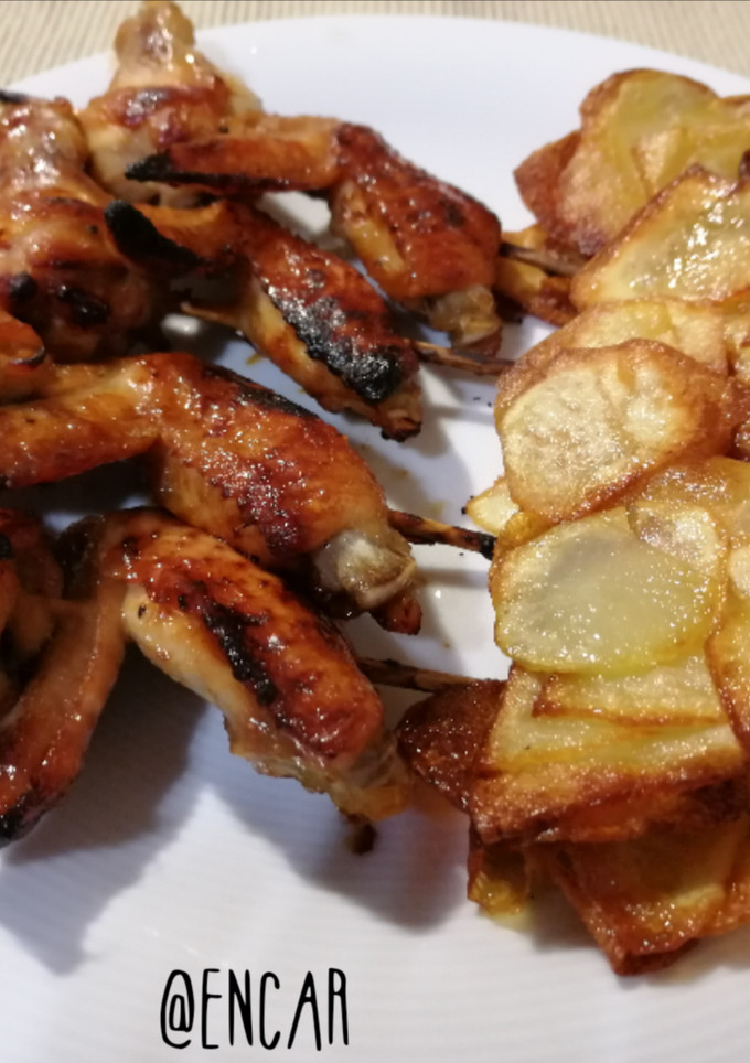 Una foto de Alitas de pollo teriyaki