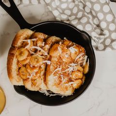 A picture of Coconut And Caramelized Banana French Toast.
