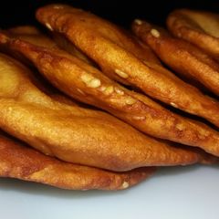 A picture of Jaggery puri.
