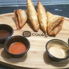Enchilada Cheese Samosa 😋 A picture of Enchilada Cheese Samosa 😋.
