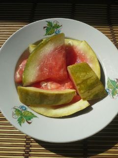 Фото Квашеные арбузы кусочками. #заготовки.