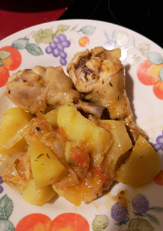 Una foto de Pollo a las hierbas provenzales