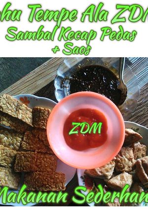 Foto resep Masakan Sederhana Tahu Tempe Sambal Kecap Pedas + Saos Indofood