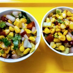 A picture of Corn Chaat.