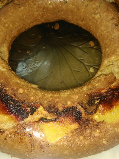 Una foto de Budín integral de manzana invertido