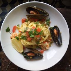 A picture of Seafood Pasta.